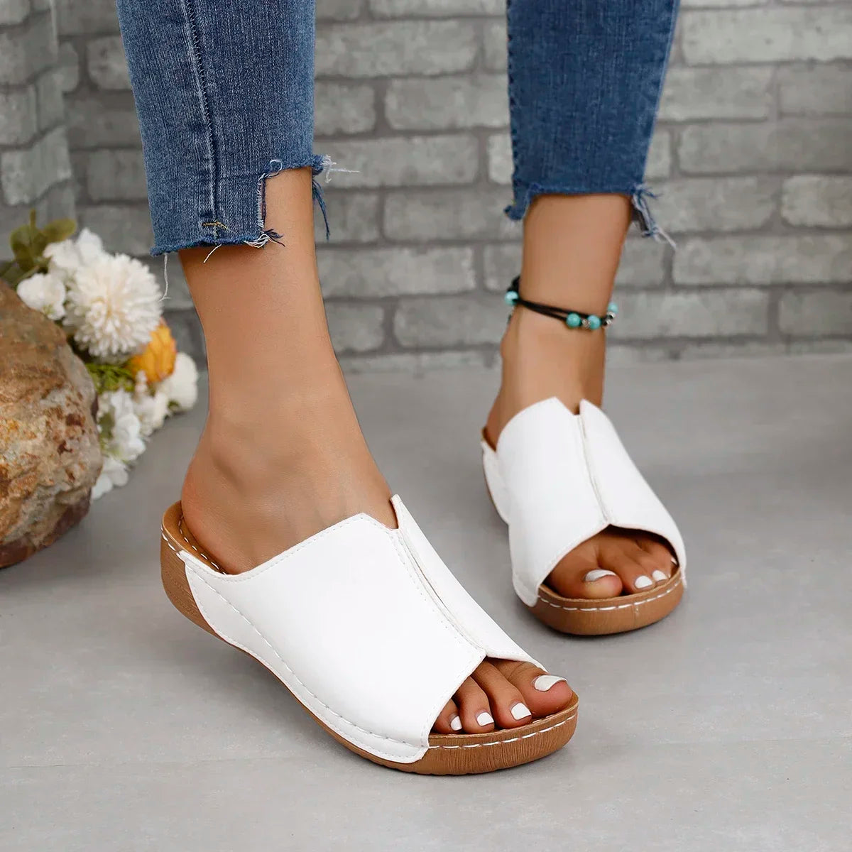 Product Image for WW | Elegante Orthopädische Damen Sandalen, Weiß / 38