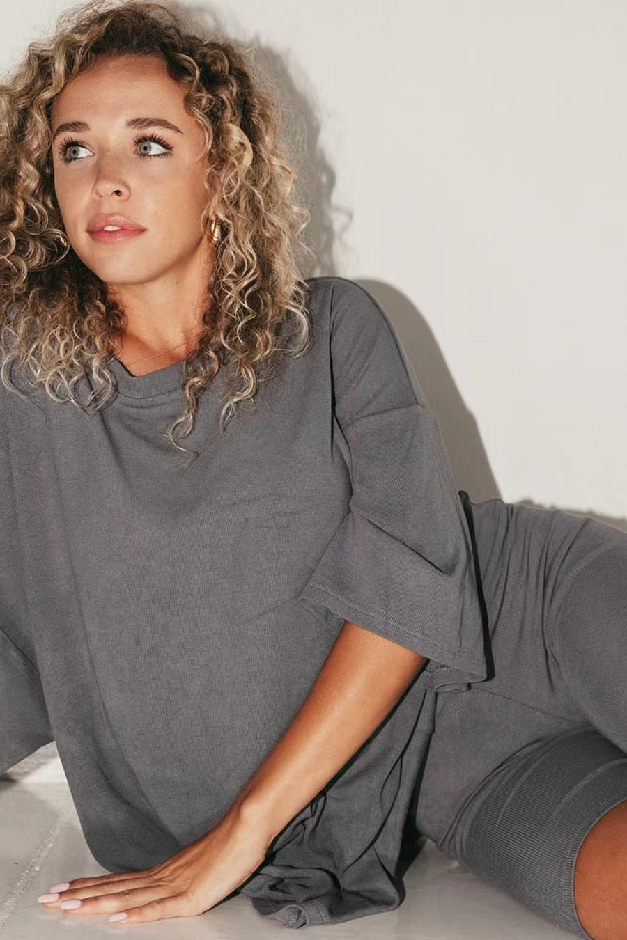 Product Image for WW | Weite Damen Freizeit Hausanzüge, Dunkelgrau / M
