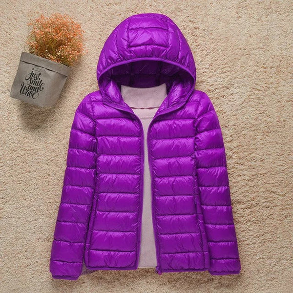 Product Image for WW | Damen Winterjacke wasserdicht und ultraleicht, Lila / L