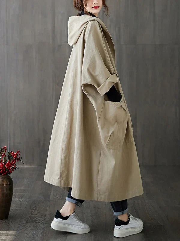Product Image for WW | Langer Wasserdichter Trenchcoat Mantel, Beige / S