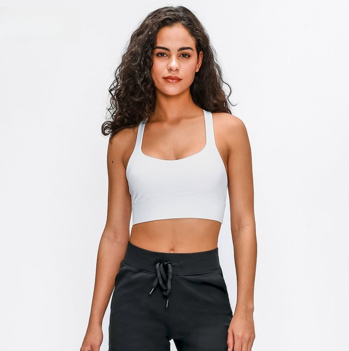 Product Image for W&W | Schöner Rücken Design schlanke Brust heben nahtlose Yoga-BH, weiß / 12/XL