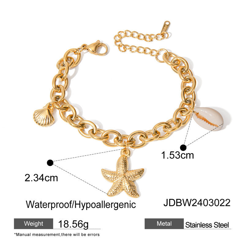 Product Image for WW | Edelstahl Sternschale Armband, JDNW2403077