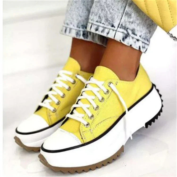 Product Image for Bequeme Plateau Sneaker für Damen, Gelb / 40