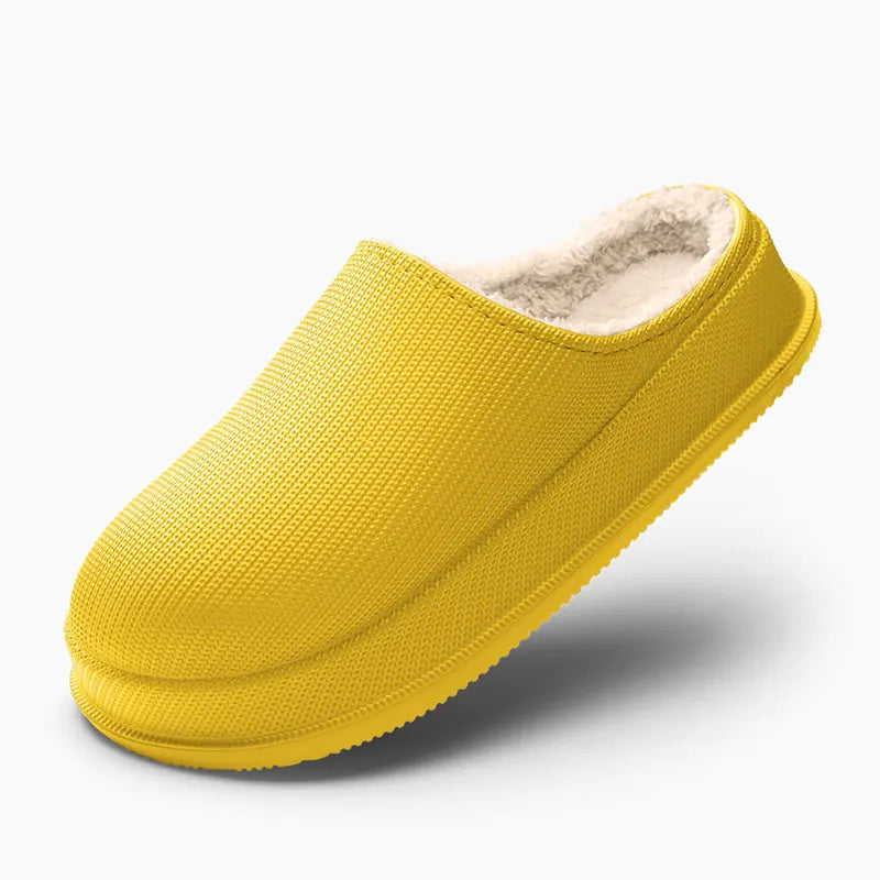 Product Image for WW - Gemütliche Pantoffeln - Orthopädische Hausschuhe für entspannte Füße, Gelb / 38-39 (250mm)
