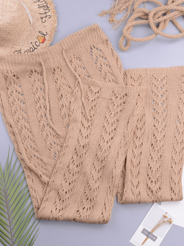 Product Image for WW | Hollow Out Frauen Strandhosen Cover Up, Khaki / L