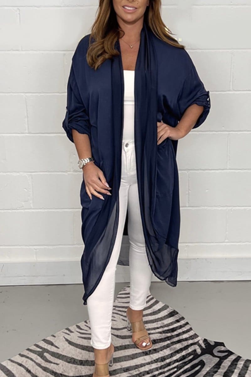 Product Image for WW | Seidenjacke Im Stil Von All Saints, Blau / 2XL