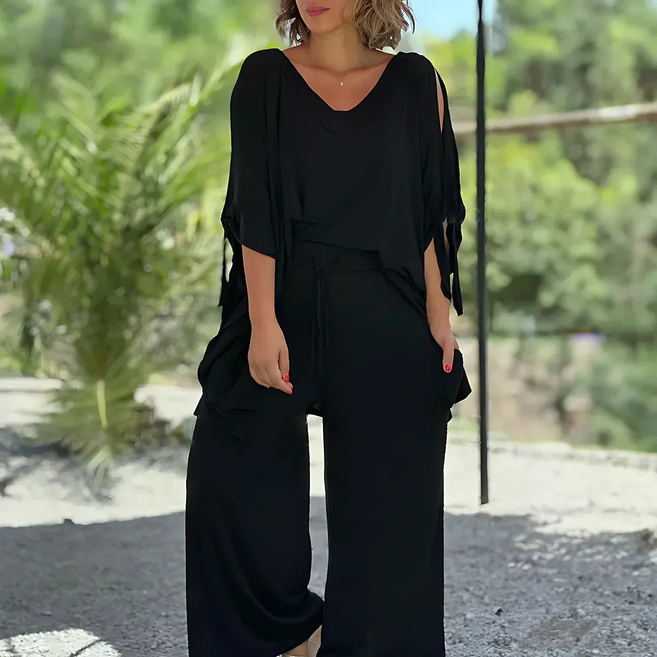 Product Image for WW | Elegantes Damen-Set für Freie Bewegungen, Schwarz / 2XL
