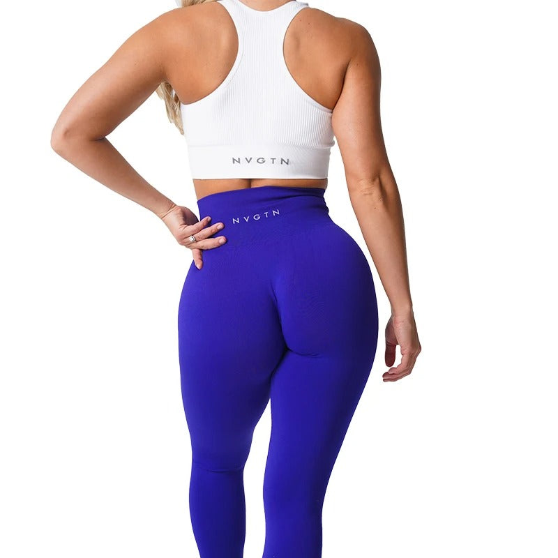 Product Image for WW | Solide Nahtlose Damenstretchleggings, kobalt / L