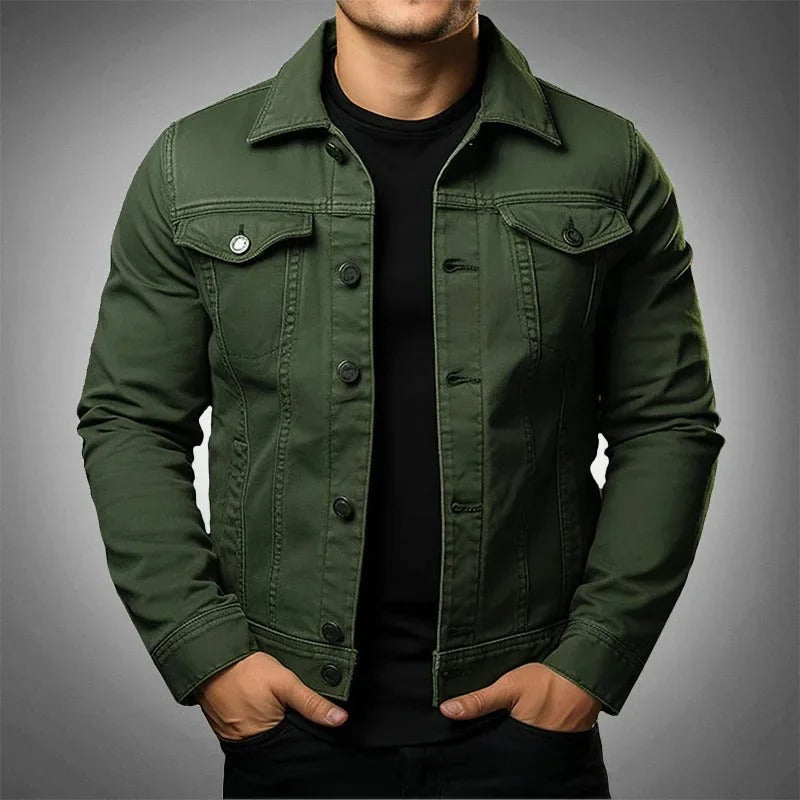 Product Image for WW | Bequeme Jeansjacke Für Herren, Grün / L