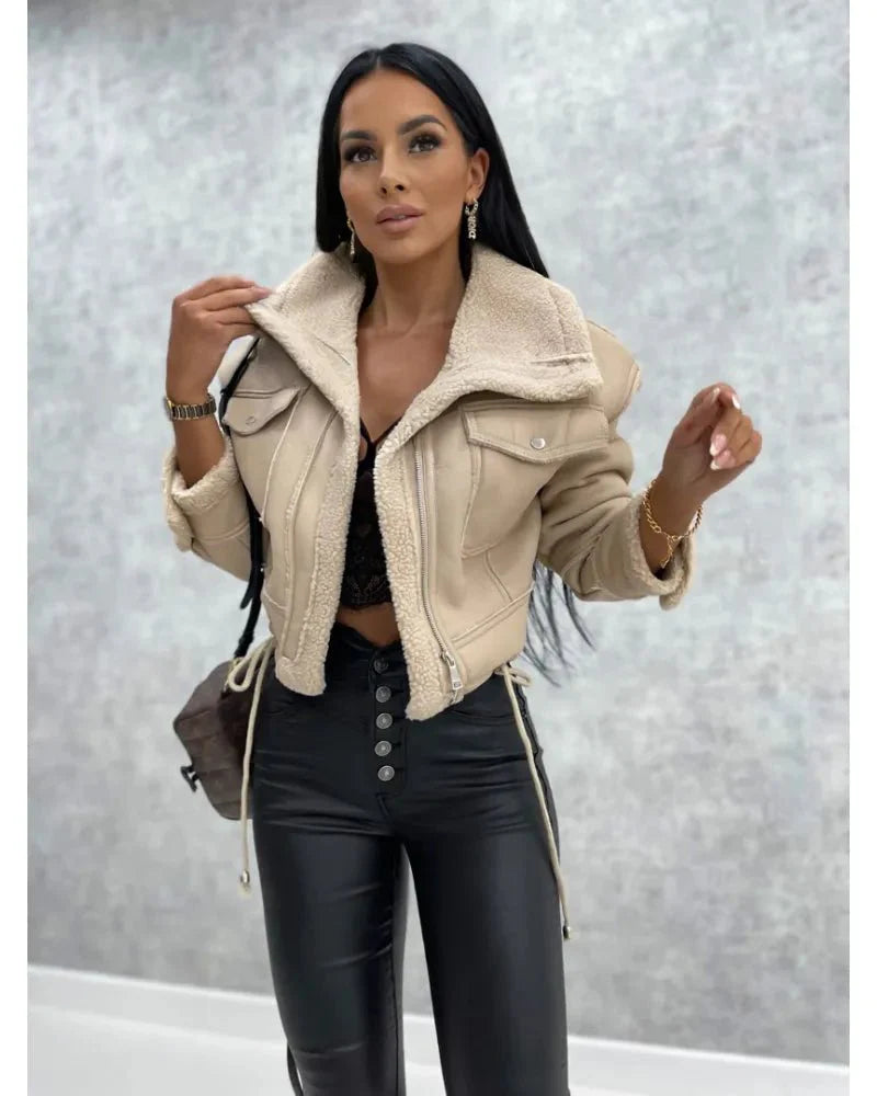 Product Image for WW | Warme Kunstlederjacke, Beige / M