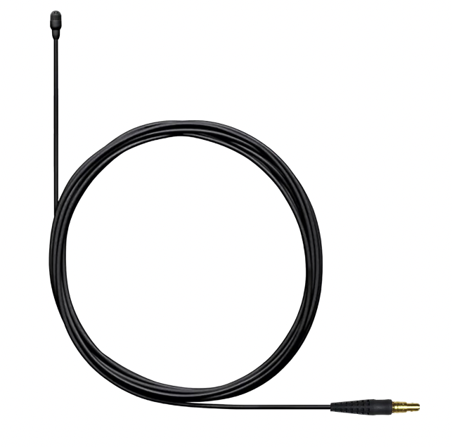 Shure TL47 Omni Lavalier Microphone with 1-Pin LEMO Connector With Accessories (BLACK)