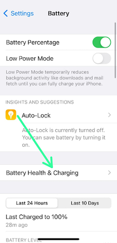 Activating Optimized Battery Charging After Calibration(1)