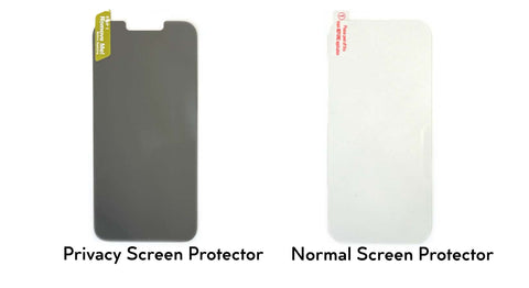 Privacy Screen Protector vs Normal Screen Protector