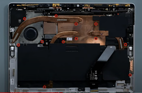 Step 17#. Removing The Thermal Module