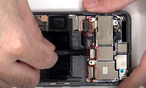 Step #26. Disconnect The Rear Camera Assembly