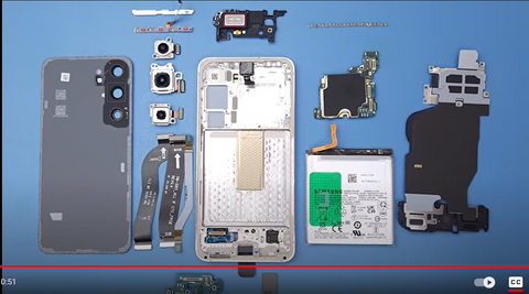 disassembled Galaxy s23