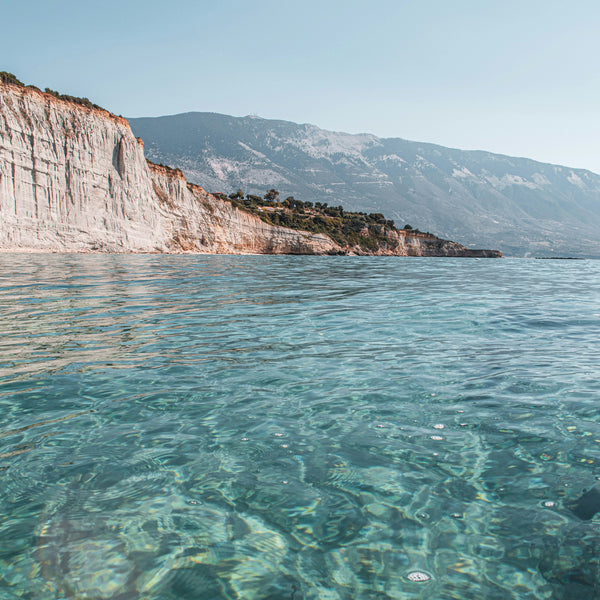 Crystal clear blue waters of Greece