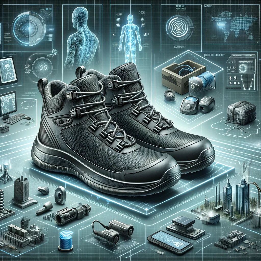 Modern Work Boot with modern features around it