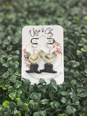 Hen Clay Earring Dangels - Always Indie