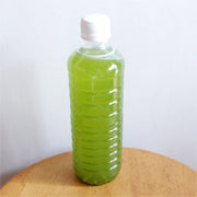 green tea powder in bottle