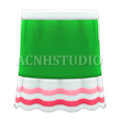 Green Colorful Skirt