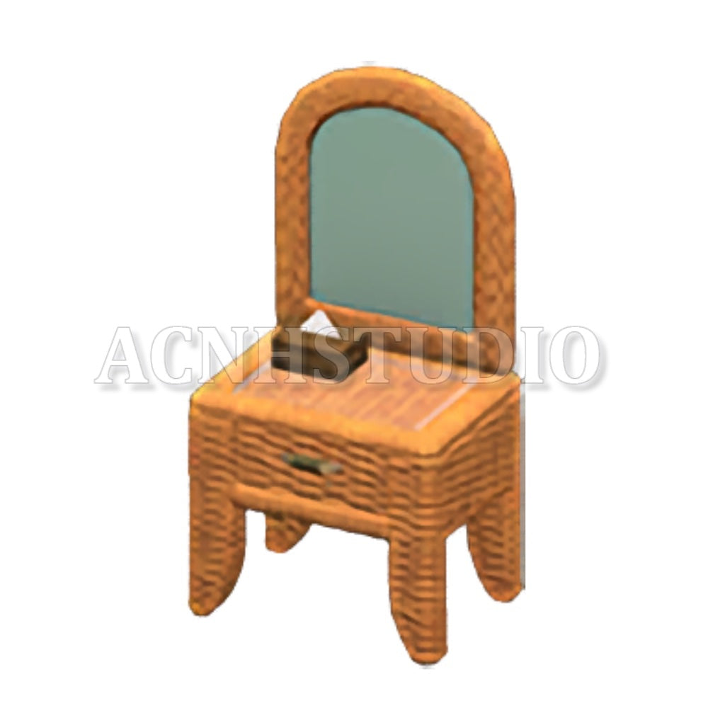 Rattan Vanity– ACNH Studio