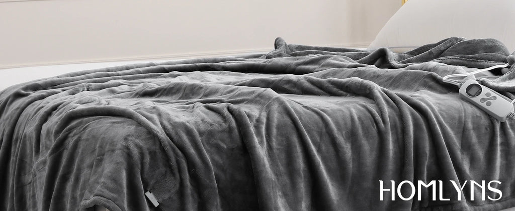 double-layer flannel heated blanket