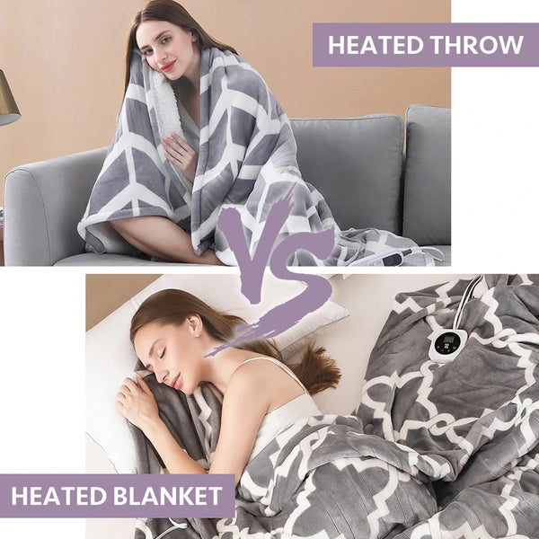 heated throw vs heated blanket