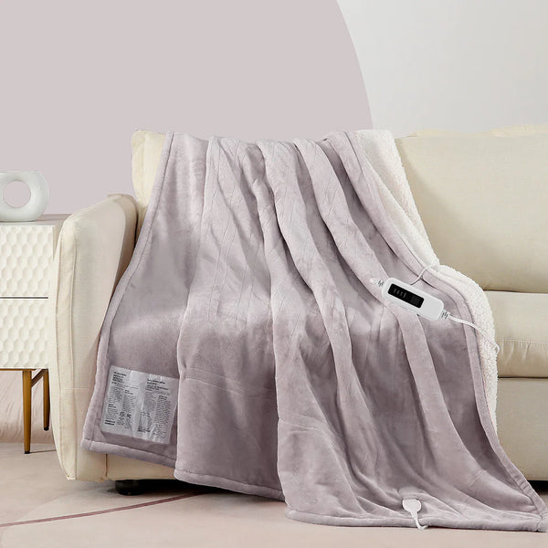 twin size double-layer flannel electric heated blanket