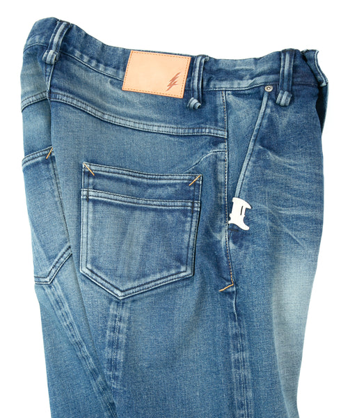 12.5oz Organic Cotton Stretch Denim Over Down Overwrapped Tight