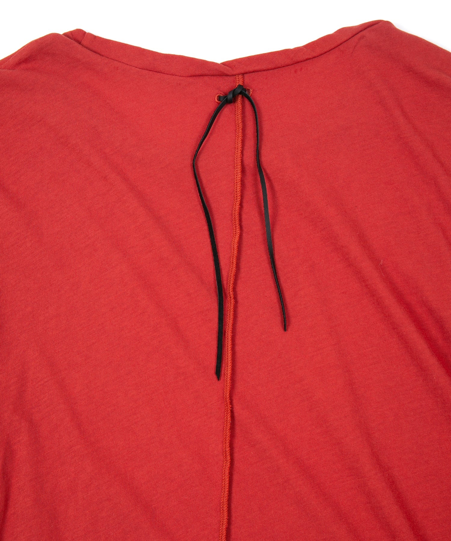 将图片加载到图库查看器，Hard Twist Cotton Oversize Crew Neck T-shirt - RED