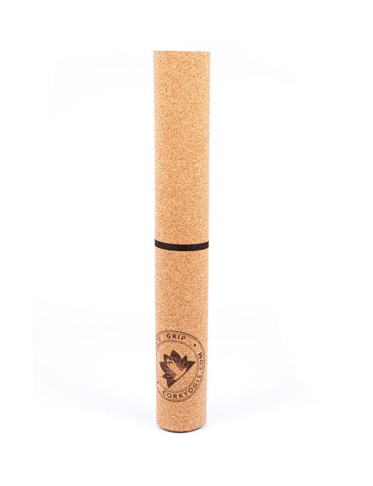 Cork Yoga Mat With Alignment Lines | Cork Yogis - Just Think Eco