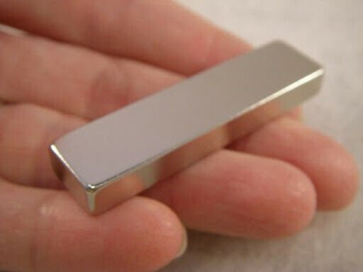 Edm 25x5 mm Neodymium Magnet Silver