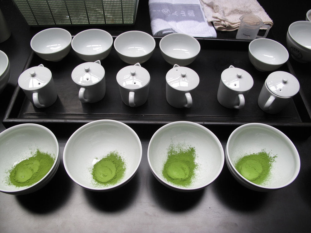 Matcha cupping