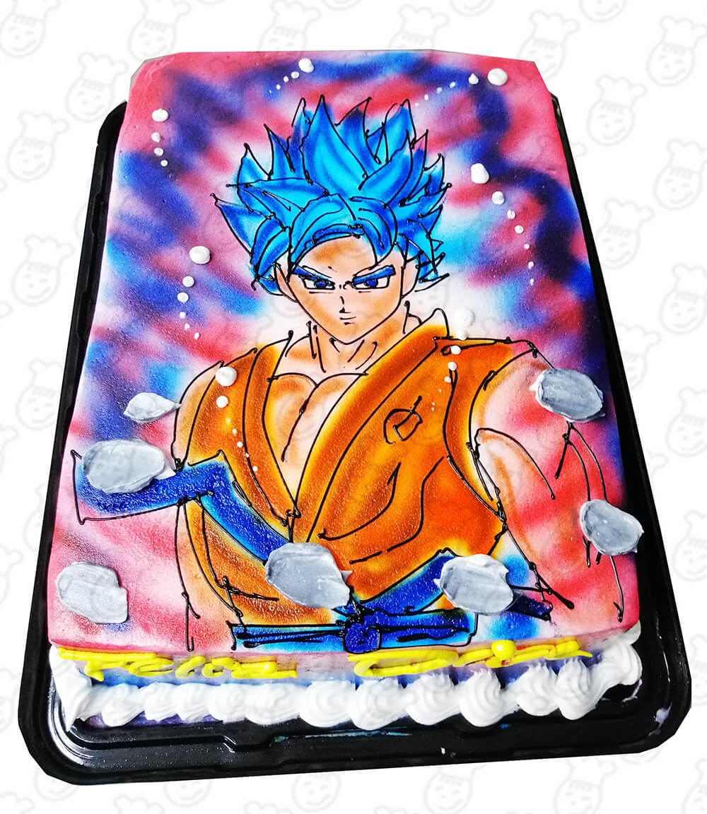 Dragon Ball Goku Blue – Panaderia y Pasteleria Gama . de .