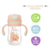 Hippo Baby Straw Sipper