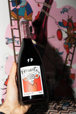 frisant red bubbles wine