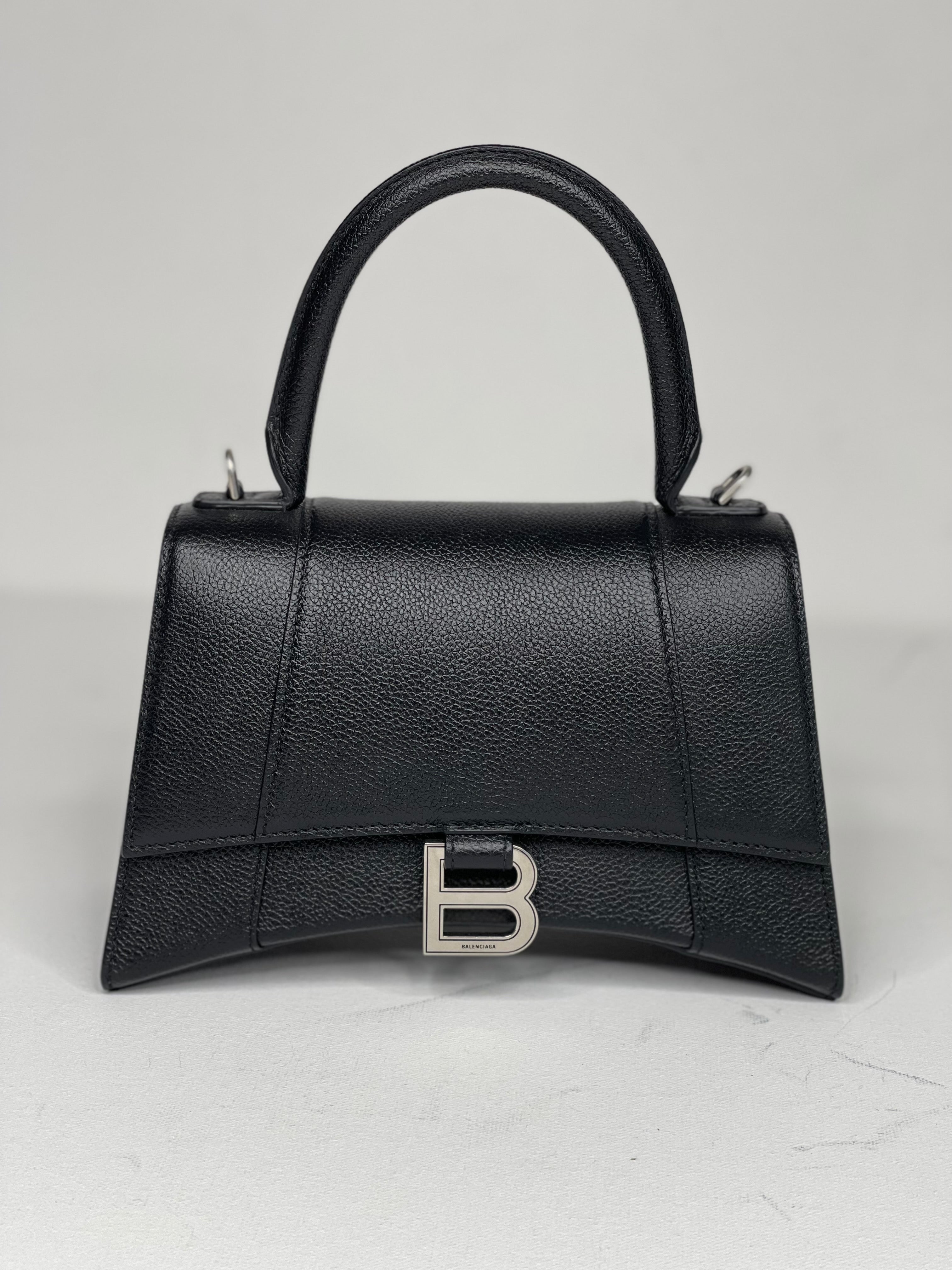 Balenciaga Small Hourglass Bag in Black – Atelier Cheshire