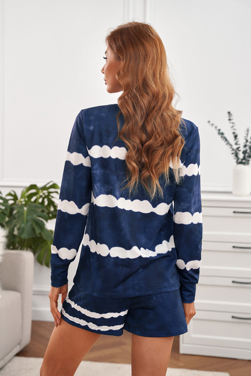 Baggy Loungewear Tracksuit Set Blue JAVING, South Africa