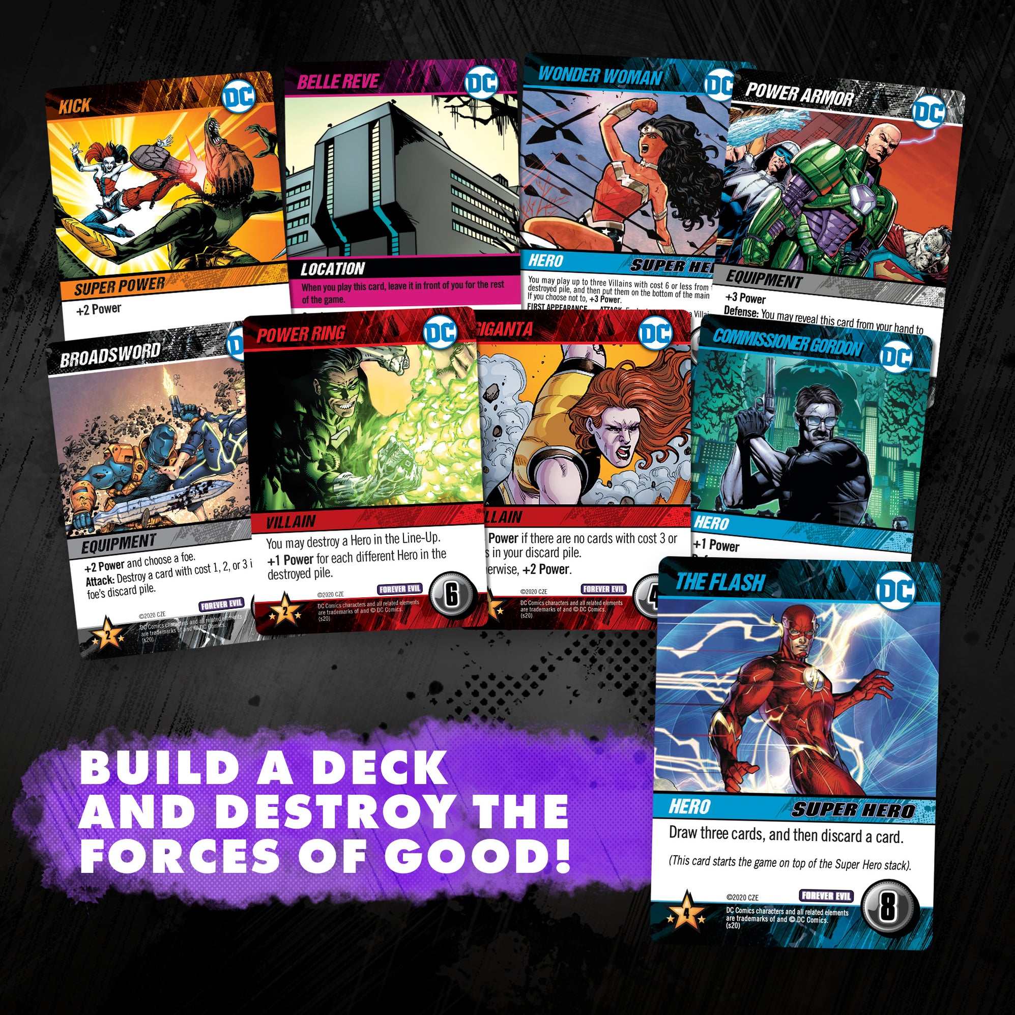 crypto dc deck builder card size