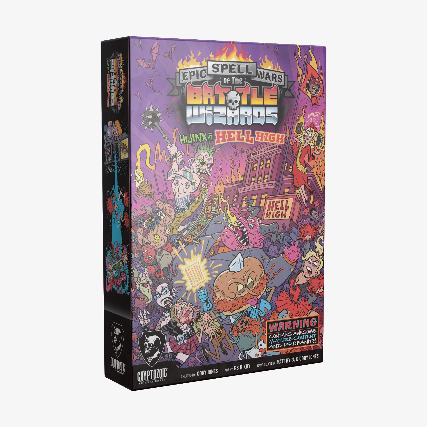 Epic Spell Wars Of The Battle Wizards Hijinx At Hell High Cryptozoic Entertainment