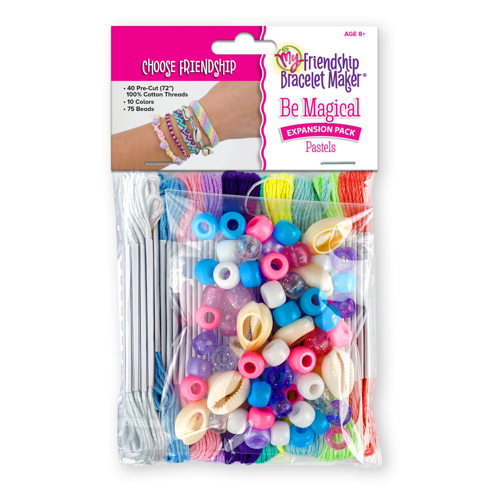 Choose Friendship, My Friendship Bracelet Maker® (New and Improved), 20  Pre-Cut Threads Makes Up to 8 Bracelets