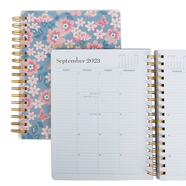 momAgenda Desktop Spiral Planner 2024, Day Planner, Planner for moms by