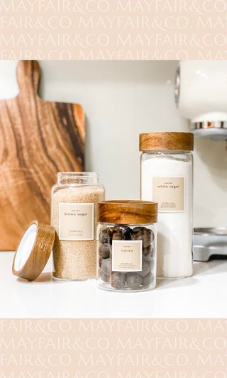 Spice Jars with Labels - Clipper City House