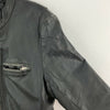 Vintage Leather Jacket Black Size S Acme Zipper