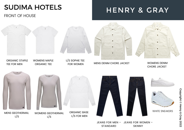 Developing Sustainable and Unique Uniforms for Sudima Kaikoura: A Case Study by Henry & Gray