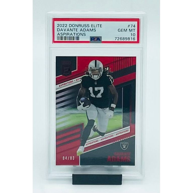 2022 Panini Donruss Davante Adams #94 Las Vegas Raiders