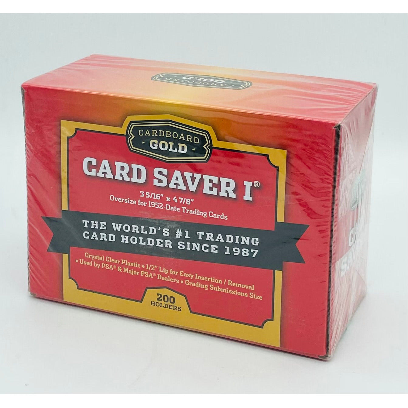 NTWRK - Cardboard Gold 200ct Card Saver 1 - Semi Rigid Sleeves Protector