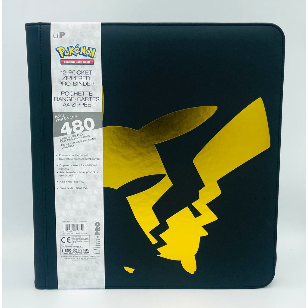 Ultra Pro Trading Card Supplies Deck Protectors - Pikachu (Gray Border) (65  Pack), Yellow/Grey