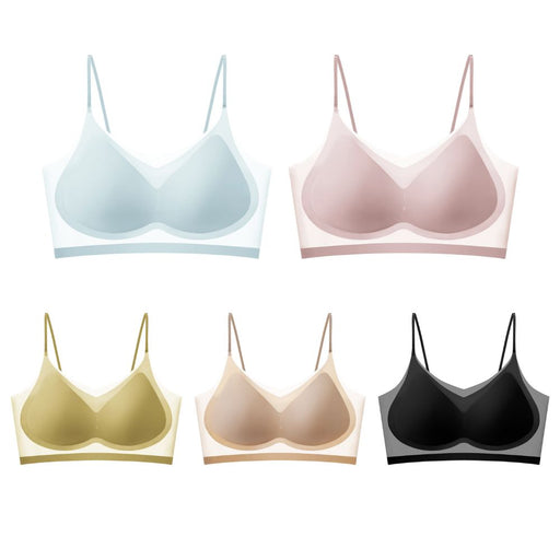 Ultra Thin Ice Silk Seamless Invisible Bra JEWYEE704 —